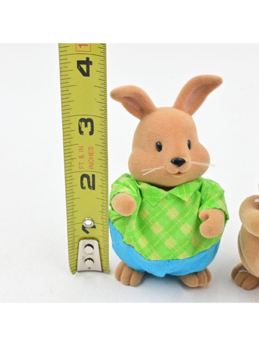 Li'l Woodzeez Animal Figures Lot of 8 Owls Foxes Rabbits Flocked Dollhouse Toys - Picture 10 of 10